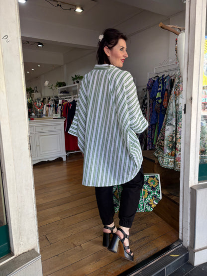 Oktavija Emilia Top Green