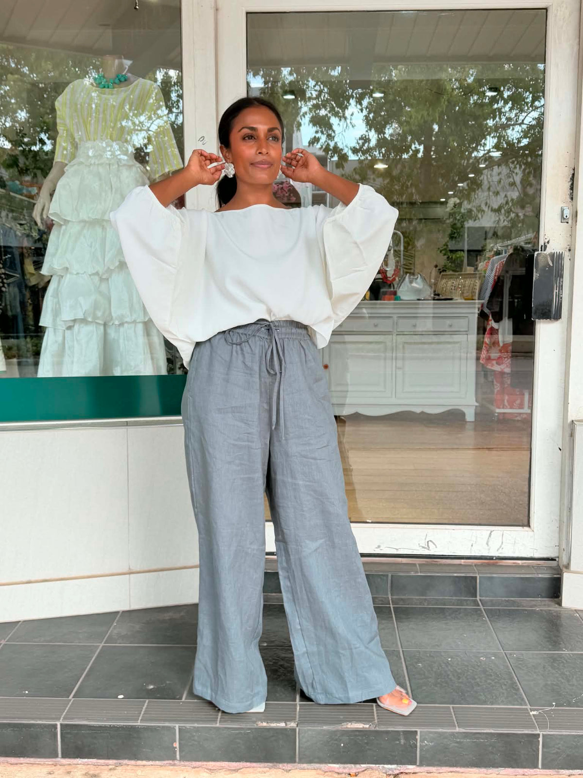 Oktavija - Pant Storm - Hagstone Grey