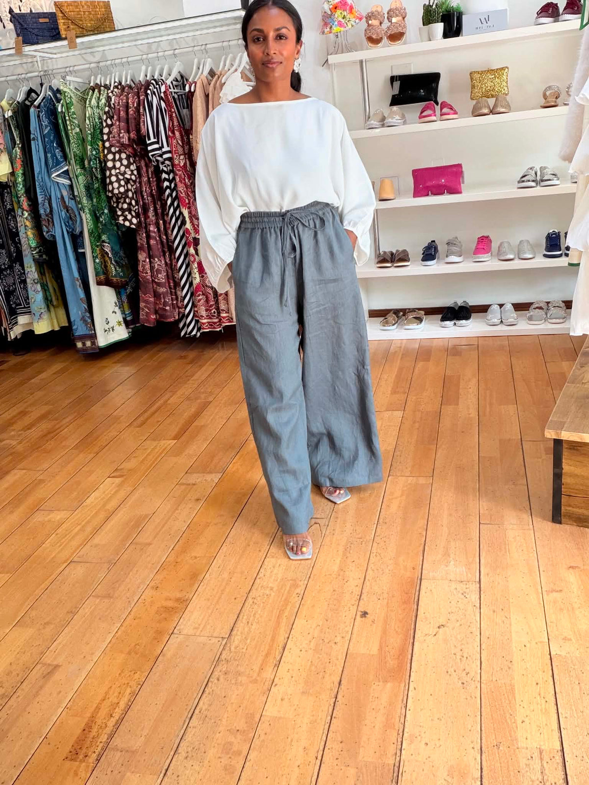 Oktavija - Pant Storm - Hagstone Grey