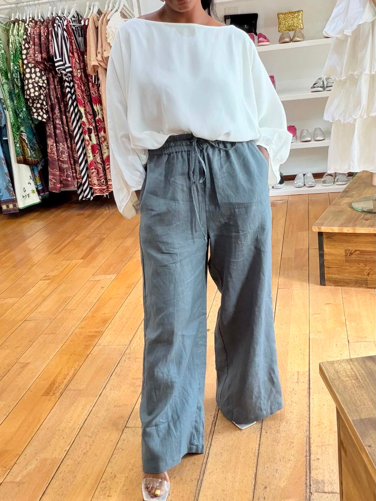 Oktavija - Pant Storm - Hagstone Grey
