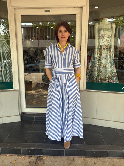 Oktavija Willow Dress Blue