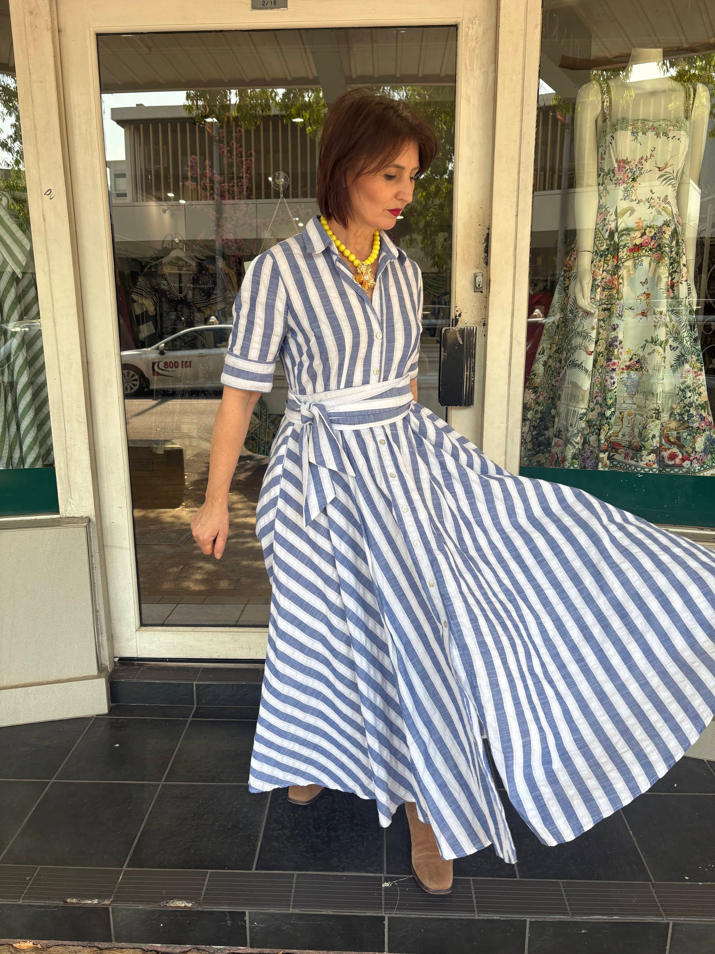 Oktavija Willow Dress Blue