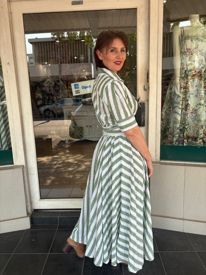 Oktavija Willow Dress Green