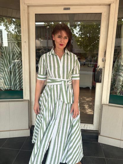 Oktavija Willow Dress Green