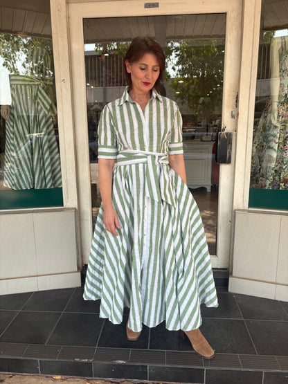 Oktavija Willow Dress Green