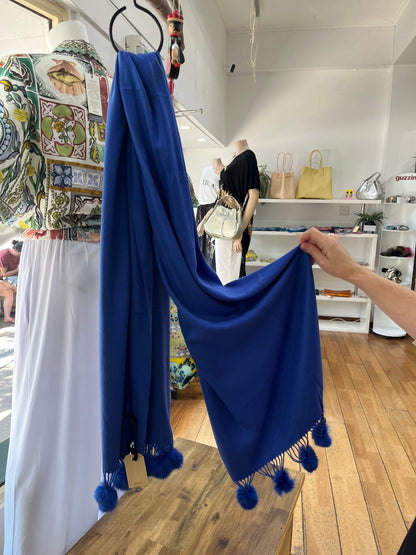 Pom Pom Scarf - Pinkhill -  - [] - Darwin boutique - Australian fashion design - Darwin Fashion - Australian Fashion Designer - Australian Fashion Designer Brands - Australian Fashion Design 