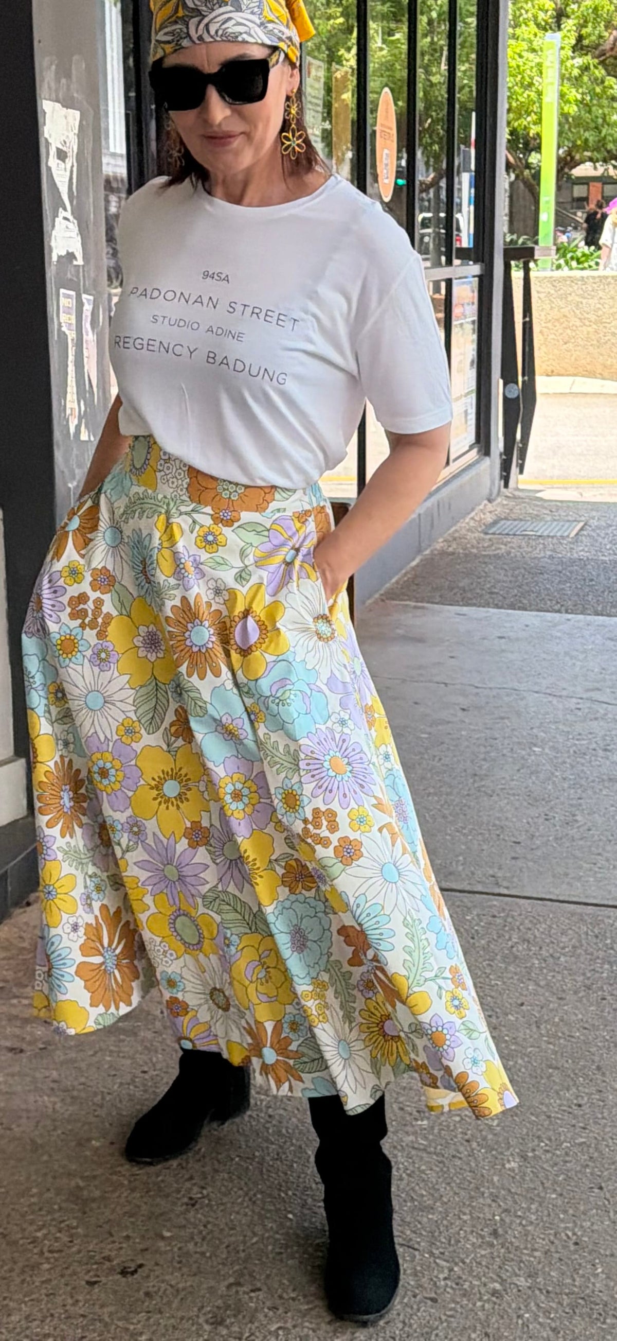 Sienna Fleur Cotton Skirt - Pinkhill