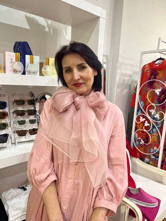 Silk Scarf - Pinkhill -  - [] - Darwin boutique - Australian fashion design - Darwin Fashion - Australian Fashion Designer - Australian Fashion Designer Brands - Australian Fashion Design 
