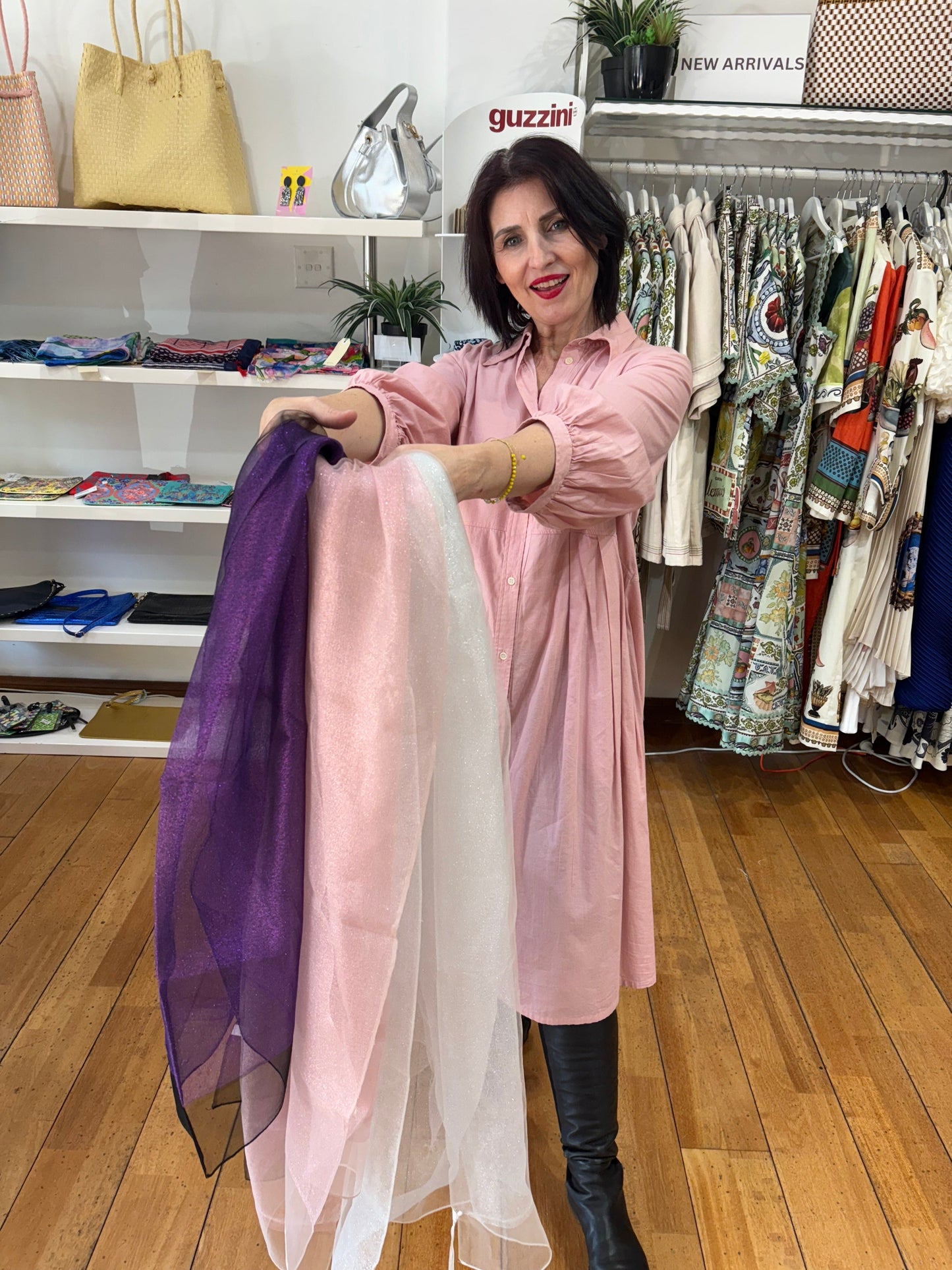 Silk Scarf - Pinkhill -  - [] - Darwin boutique - Australian fashion design - Darwin Fashion - Australian Fashion Designer - Australian Fashion Designer Brands - Australian Fashion Design 