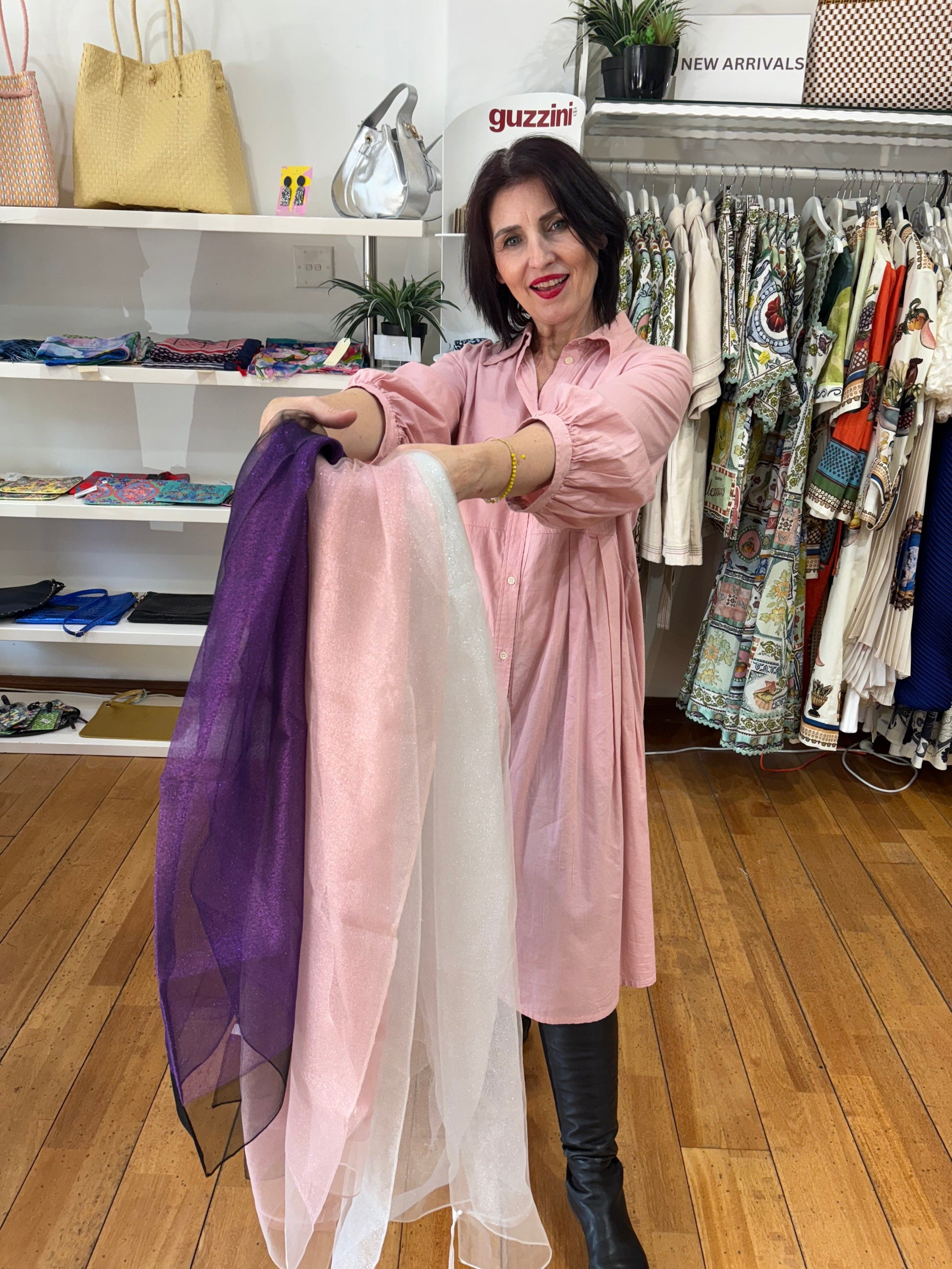 Silk Scarf - Pinkhill -  - [] - Darwin boutique - Australian fashion design - Darwin Fashion - Australian Fashion Designer - Australian Fashion Designer Brands - Australian Fashion Design 