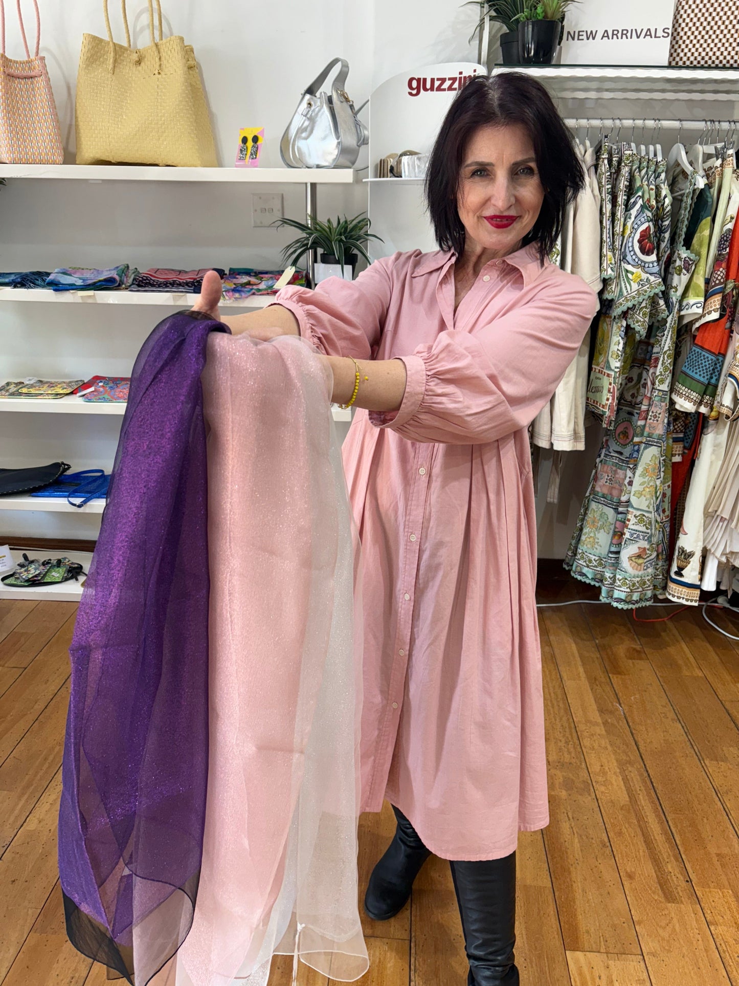 Silk Scarf - Pinkhill -  - [] - Darwin boutique - Australian fashion design - Darwin Fashion - Australian Fashion Designer - Australian Fashion Designer Brands - Australian Fashion Design 