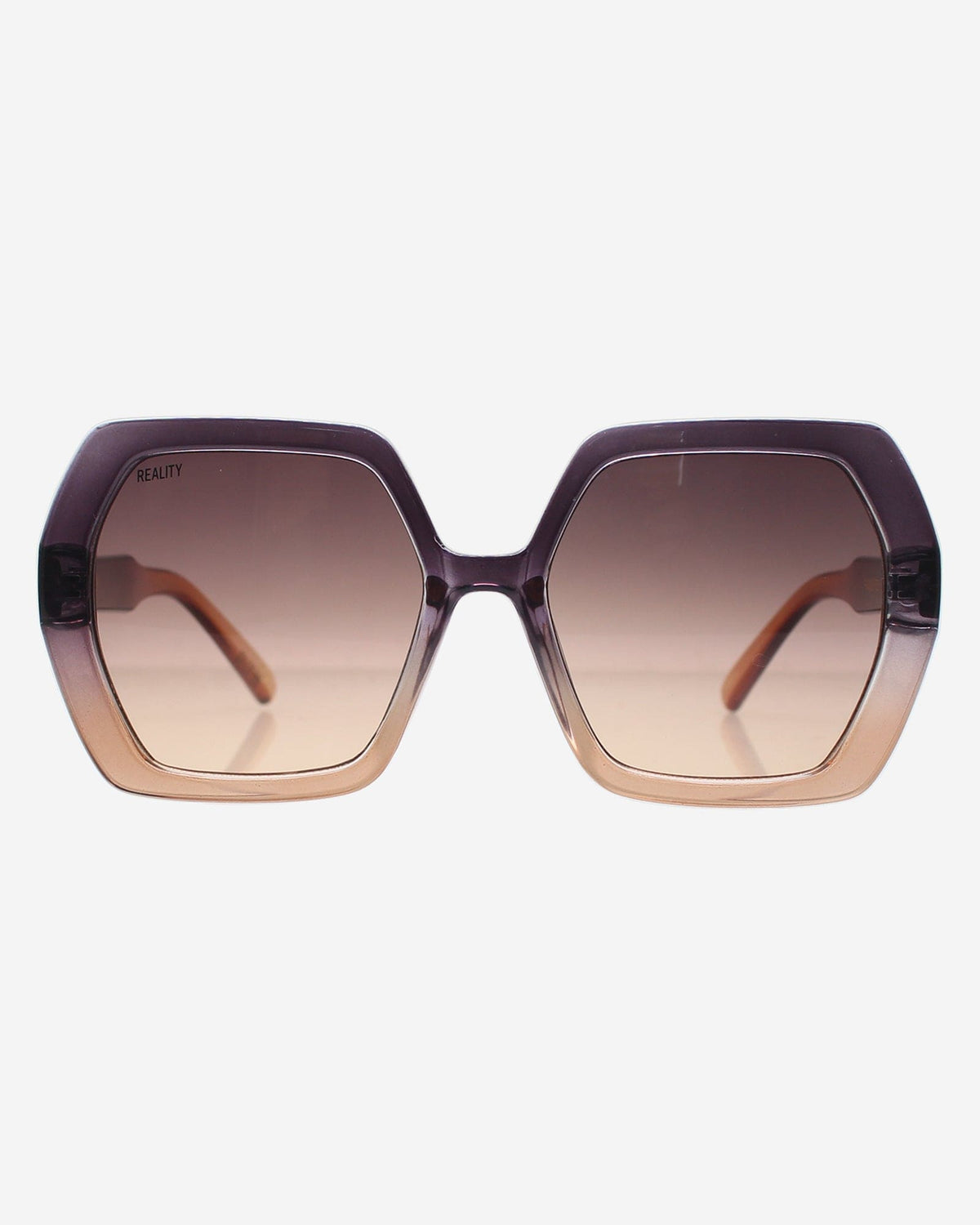 Solstice Hexagon Sunglasses - Plum Haze