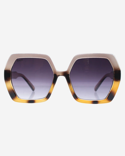 Solstice Hexagon Sunglasses - Smoke Tortoise