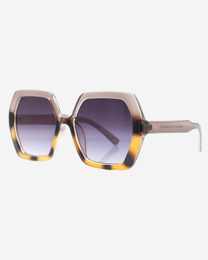 Solstice Hexagon Sunglasses - Smoke Tortoise