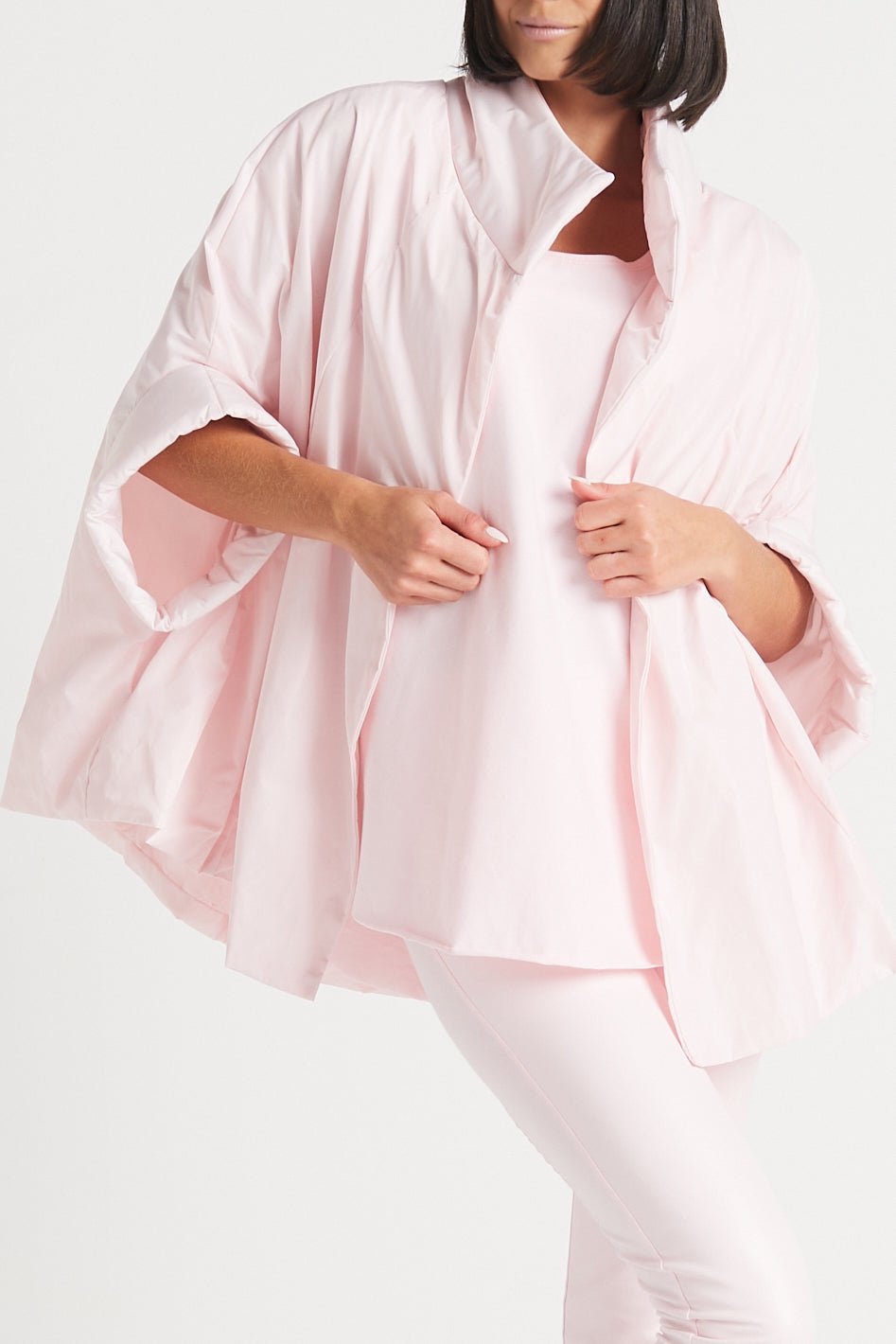 PLANET By Lauren G - NYLON CHIC CAPE - Pink - Planet By Lauren G - Pinkhill - darwin fashion - darwin boutique