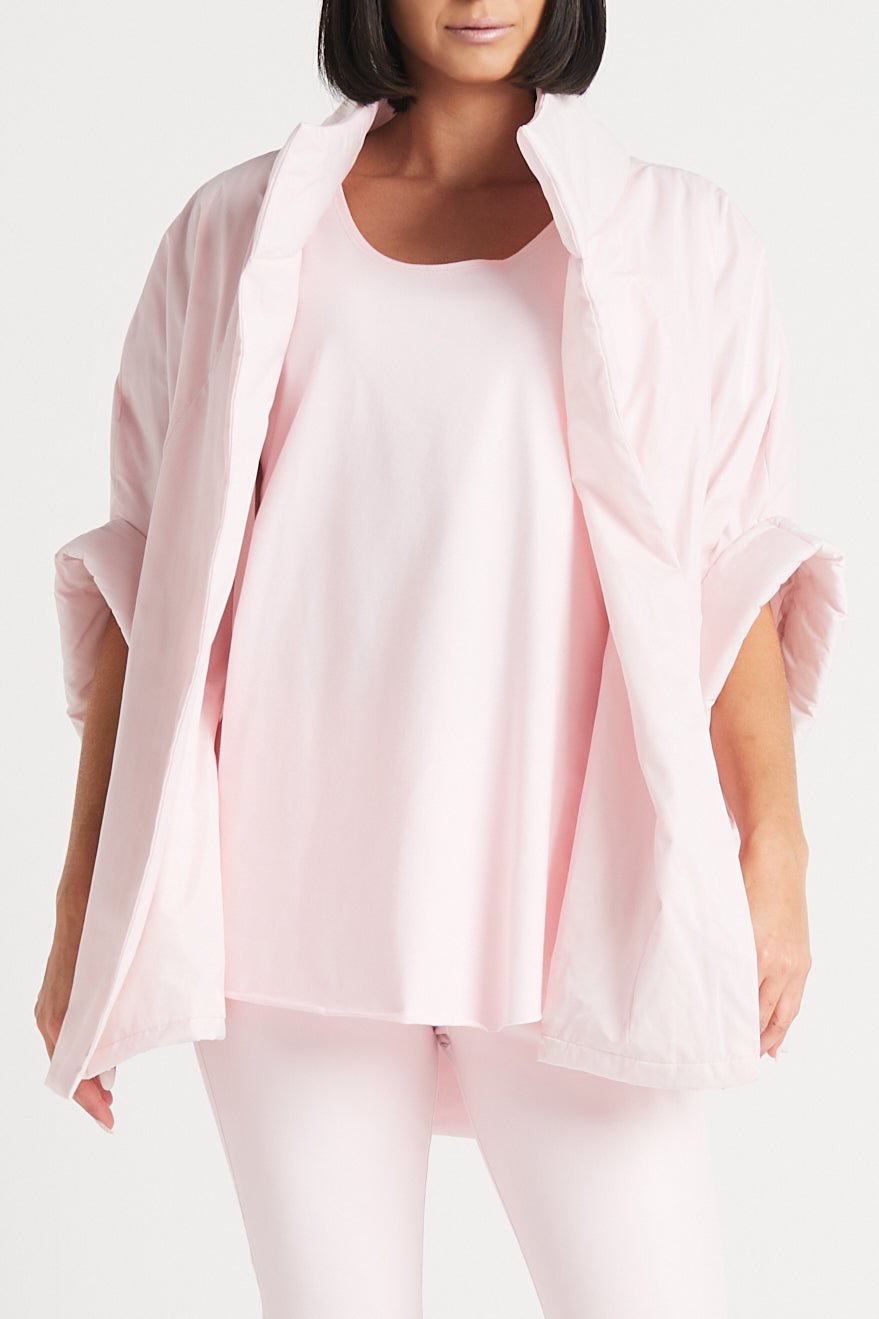 PLANET By Lauren G - NYLON CHIC CAPE - Pink - Planet By Lauren G - Pinkhill - darwin fashion - darwin boutique