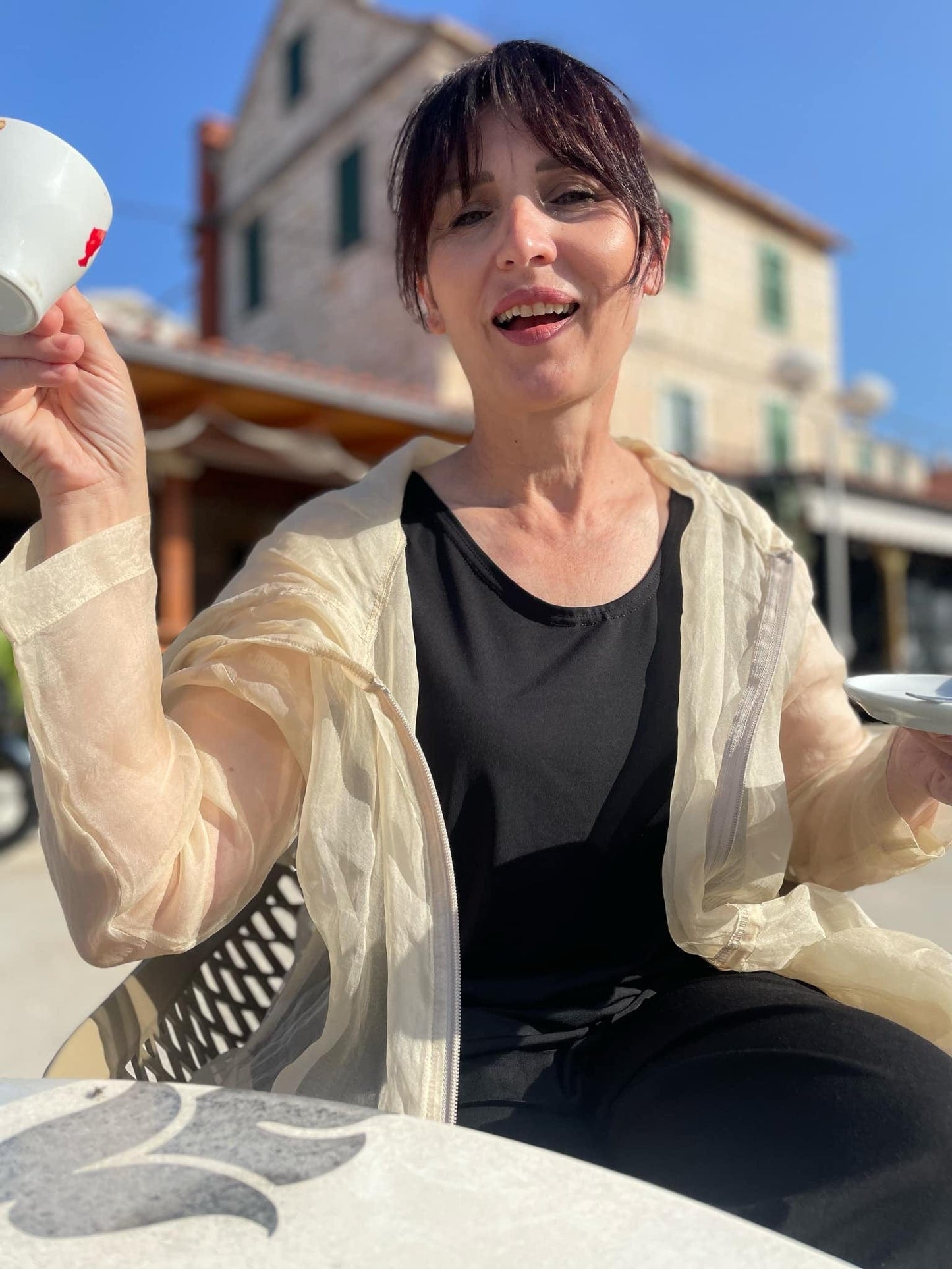 PLANET BY LAUREN G - ORGANZA ANORAK - Pinkhill -  -  - Darwin boutique - Australian fashion design - Darwin Fashion - Australian Fashion Designer - Australian Fashion Designer Brands - Australian Fashion Design Tops