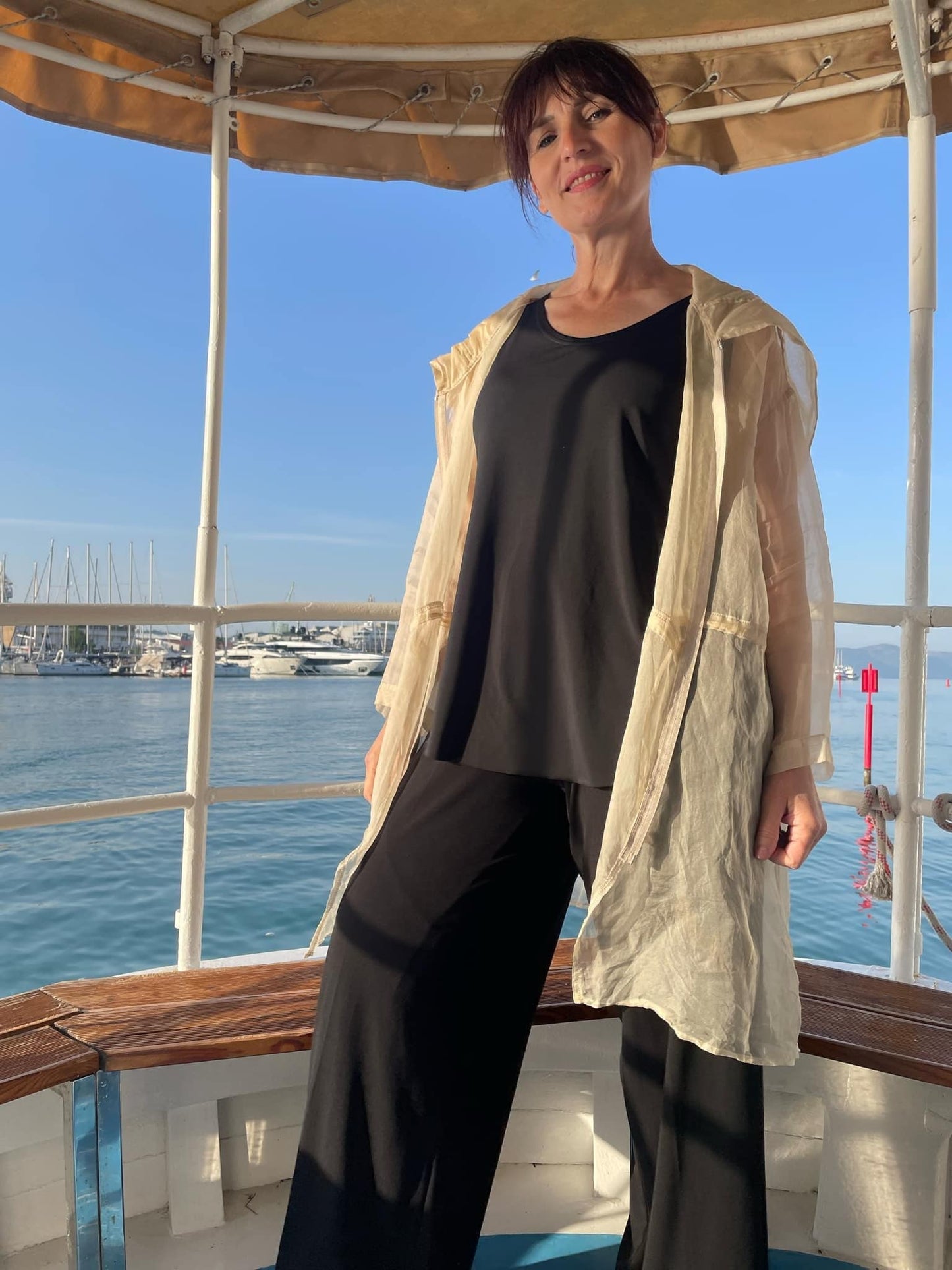 PLANET BY LAUREN G - ORGANZA ANORAK - Pinkhill -  -  - Darwin boutique - Australian fashion design - Darwin Fashion - Australian Fashion Designer - Australian Fashion Designer Brands - Australian Fashion Design Tops