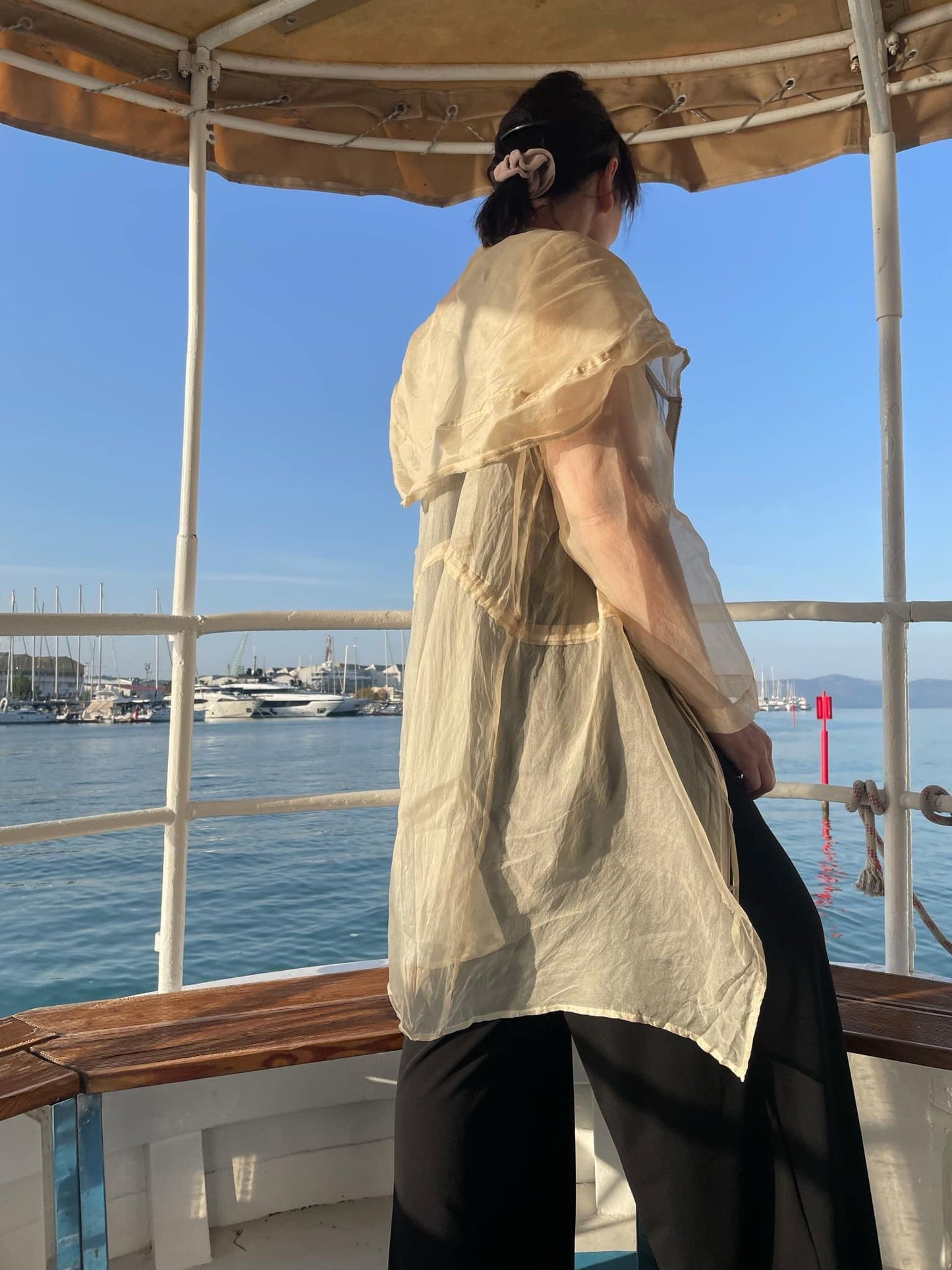 PLANET BY LAUREN G - ORGANZA ANORAK - Pinkhill -  -  - Darwin boutique - Australian fashion design - Darwin Fashion - Australian Fashion Designer - Australian Fashion Designer Brands - Australian Fashion Design Tops