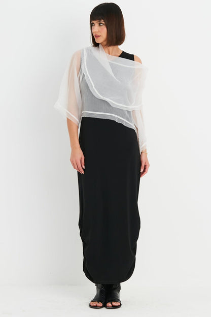 PLANET By Lauren G - ORGANZA JACKIE O TOP - White - Planet By Lauren G - Pinkhill - darwin fashion - darwin boutique