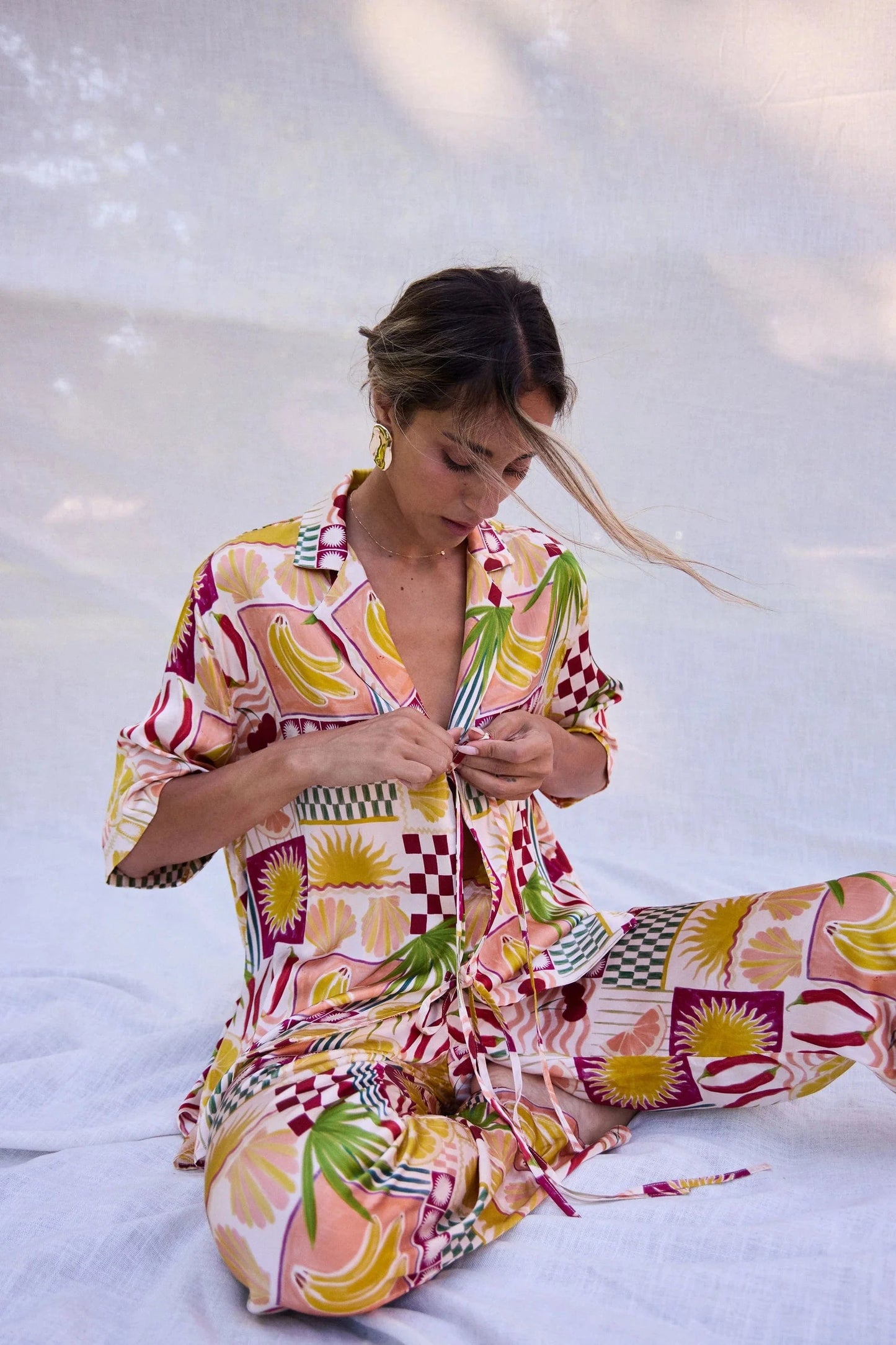 Ralf Studio Freemantle Pant Fiesta - Pinkhill -  - [] - Darwin boutique - Australian fashion design - Darwin Fashion - Australian Fashion Designer - Australian Fashion Designer Brands - Australian Fashion Design 