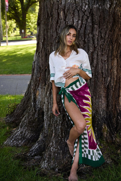 Ralf Studio Sun Scarf - Pinkhill -  - [] - Darwin boutique - Australian fashion design - Darwin Fashion - Australian Fashion Designer - Australian Fashion Designer Brands - Australian Fashion Design 