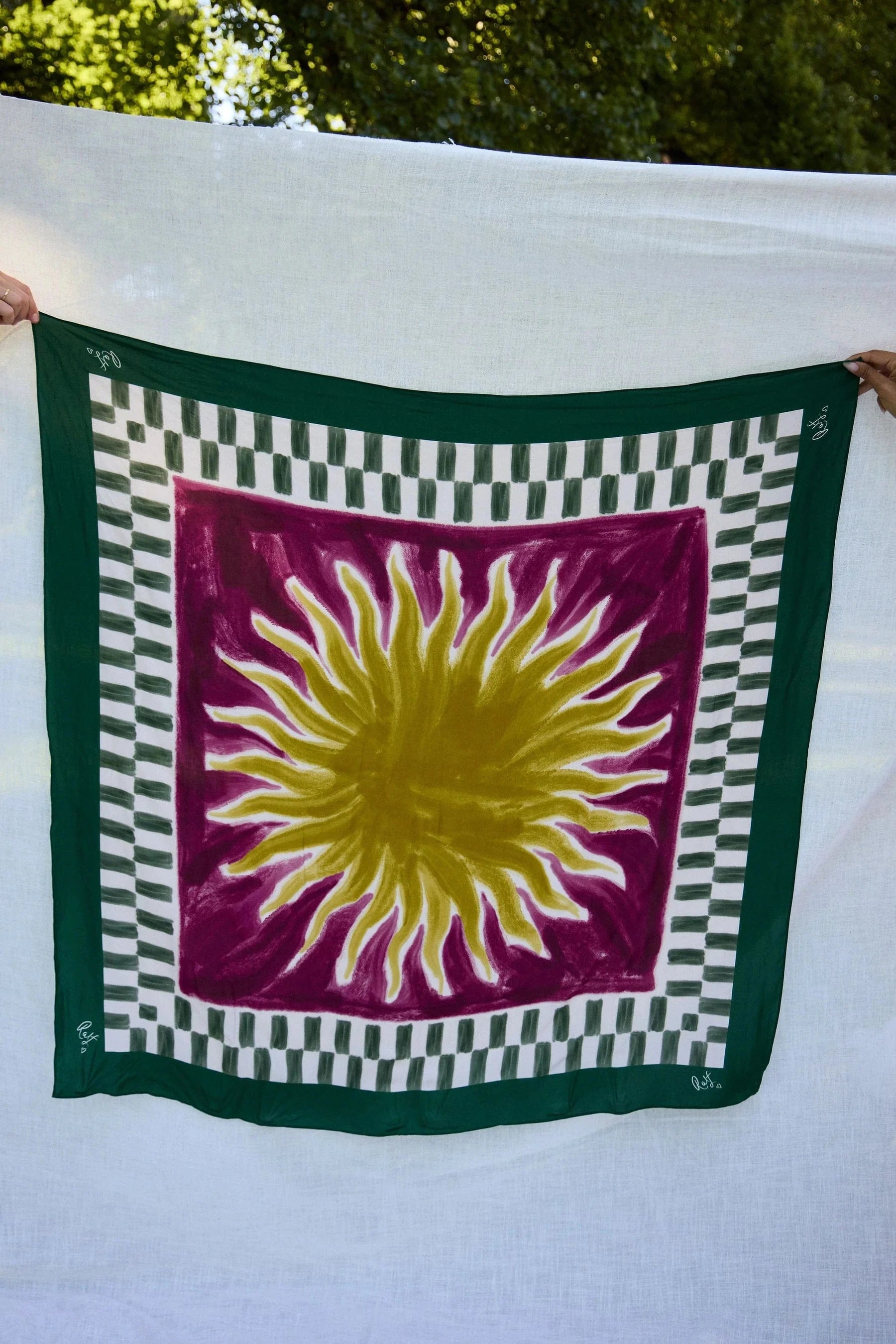 Ralf Studio Sun Scarf - Pinkhill -  - [] - Darwin boutique - Australian fashion design - Darwin Fashion - Australian Fashion Designer - Australian Fashion Designer Brands - Australian Fashion Design 