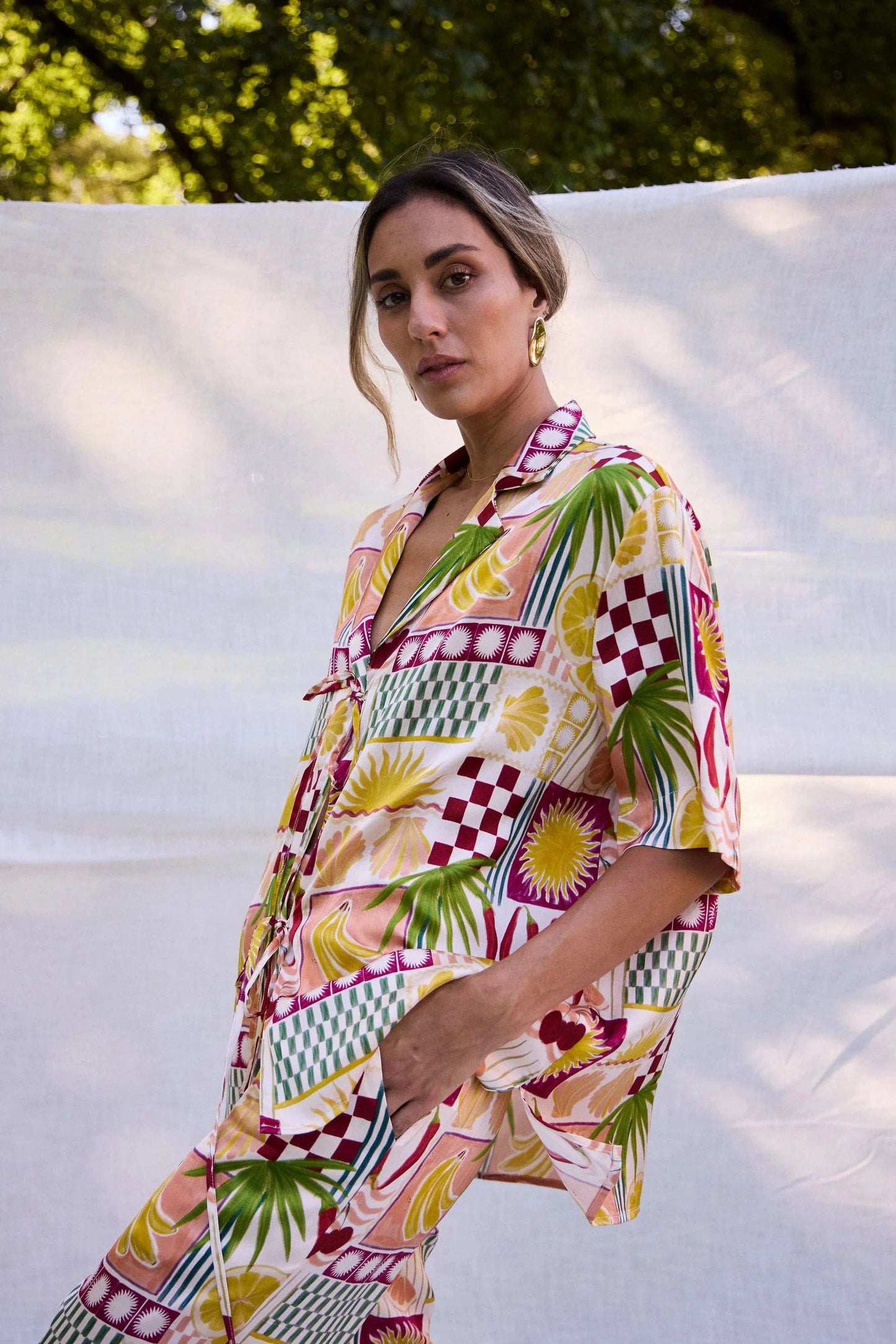 Ralf Studio Tide Shirt Fiesta - Pinkhill -  - [] - Darwin boutique - Australian fashion design - Darwin Fashion - Australian Fashion Designer - Australian Fashion Designer Brands - Australian Fashion Design 