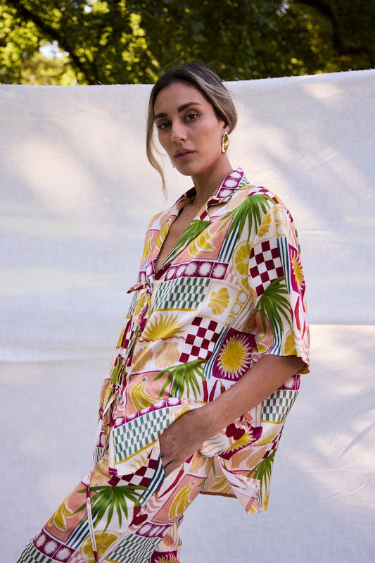 Ralf Studio Tide Shirt Fiesta - Pinkhill -  - [] - Darwin boutique - Australian fashion design - Darwin Fashion - Australian Fashion Designer - Australian Fashion Designer Brands - Australian Fashion Design 
