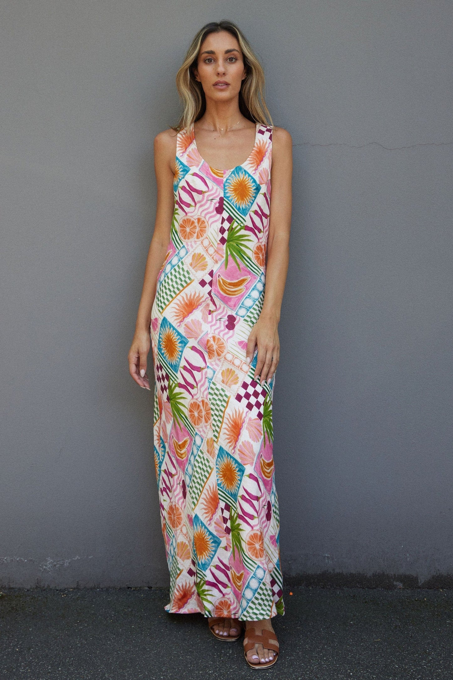 Ralf Studio Whaley Dress - Pink Fiesta - Pinkhill -  - [] - Darwin boutique - Australian fashion design - Darwin Fashion - Australian Fashion Designer - Australian Fashion Designer Brands - Australian Fashion Design 