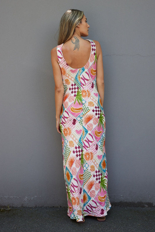 Ralf Studio Whaley Dress - Pink Fiesta - Pinkhill -  - [] - Darwin boutique - Australian fashion design - Darwin Fashion - Australian Fashion Designer - Australian Fashion Designer Brands - Australian Fashion Design 