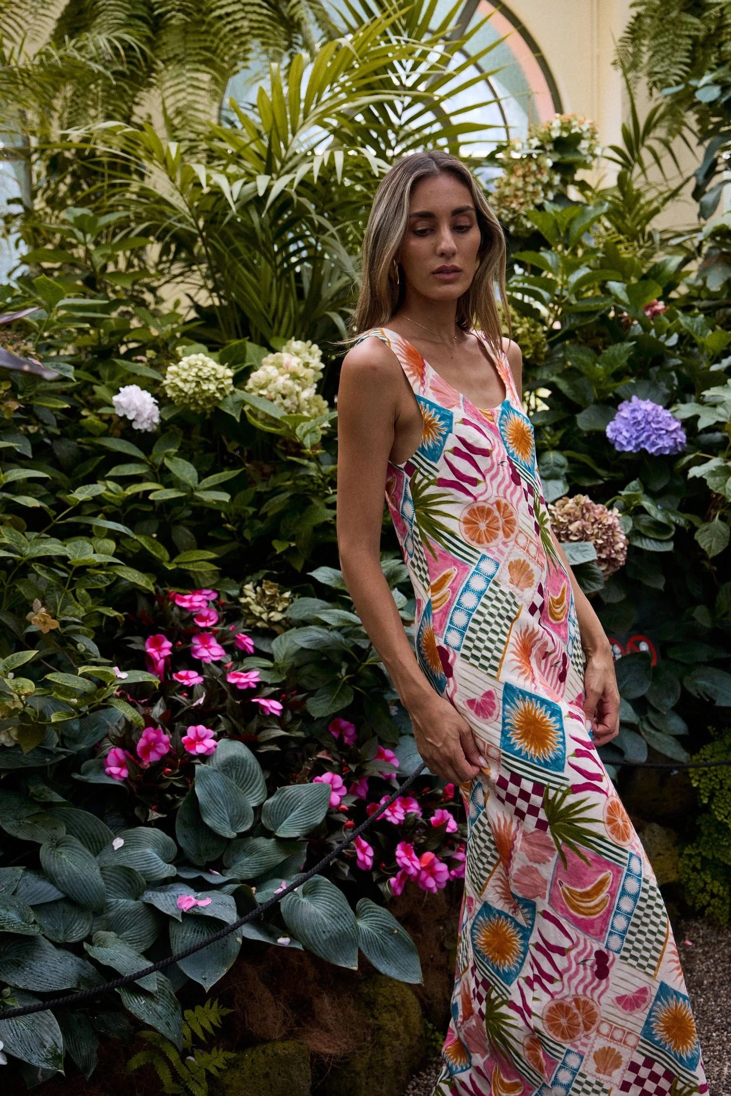 Ralf Studio Whaley Dress - Pink Fiesta - Pinkhill -  - [] - Darwin boutique - Australian fashion design - Darwin Fashion - Australian Fashion Designer - Australian Fashion Designer Brands - Australian Fashion Design 