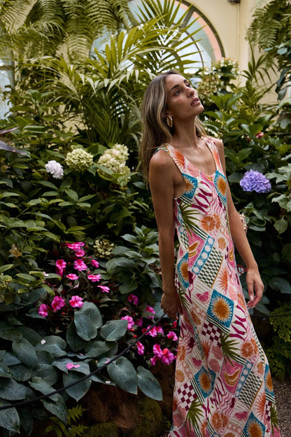 Ralf Studio Whaley Dress - Pink Fiesta - Pinkhill -  - [] - Darwin boutique - Australian fashion design - Darwin Fashion - Australian Fashion Designer - Australian Fashion Designer Brands - Australian Fashion Design 