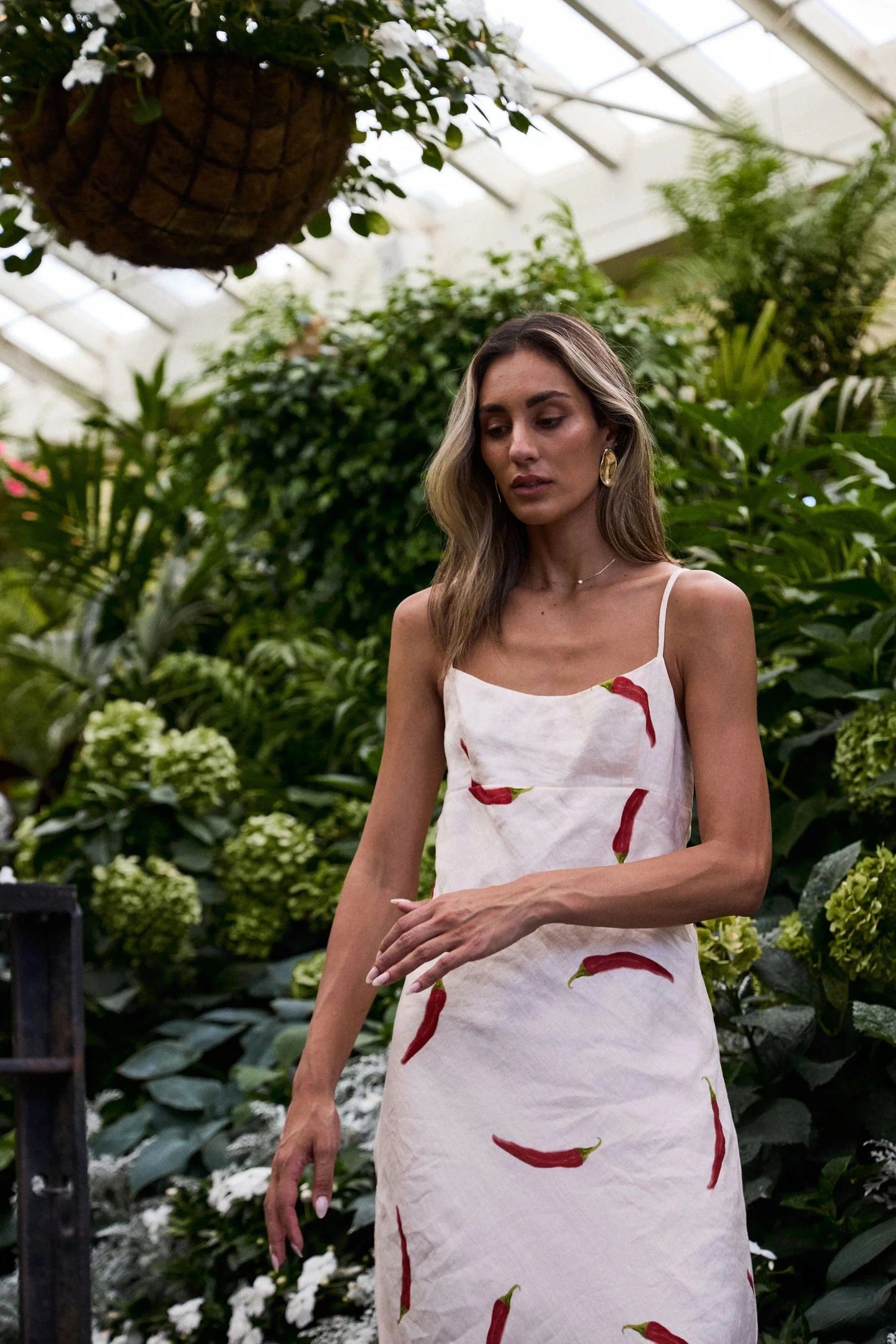 RALF STUDIOS COTTAGE POINT DRESS CHILLI PRINT - Pinkhill -  - [] - Darwin boutique - Australian fashion design - Darwin Fashion - Australian Fashion Designer - Australian Fashion Designer Brands - Australian Fashion Design 