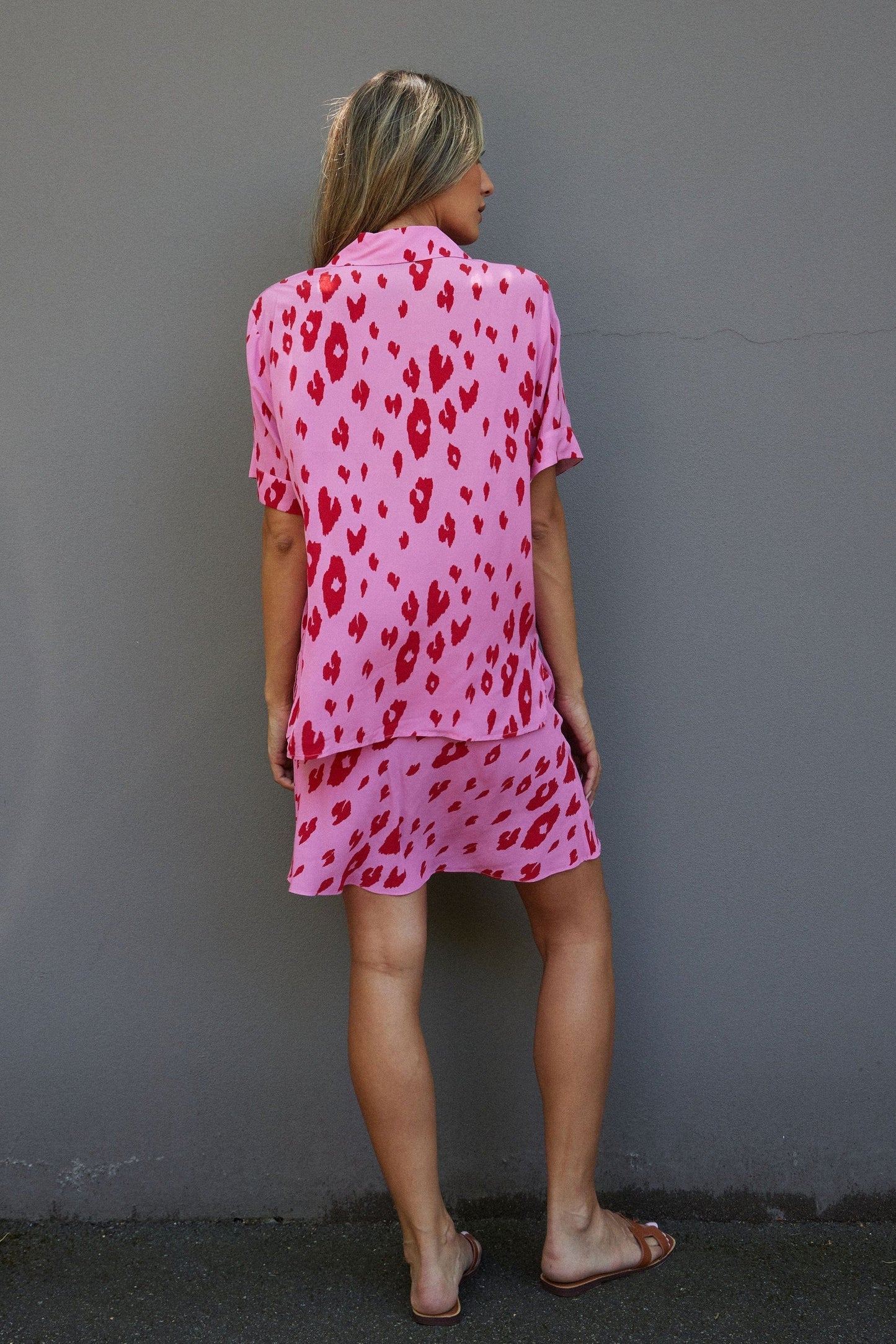 RALF STUDIOS MINI BOOM SKIRT PINK LEOPARD - Pinkhill -  - [] - Darwin boutique - Australian fashion design - Darwin Fashion - Australian Fashion Designer - Australian Fashion Designer Brands - Australian Fashion Design 