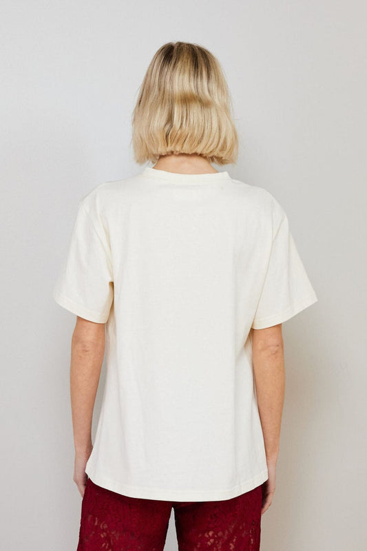 RALK STUDIOS TIGER T-SHIRT IVORY - Pinkhill -  - [] - Darwin boutique - Australian fashion design - Darwin Fashion - Australian Fashion Designer - Australian Fashion Designer Brands - Australian Fashion Design 