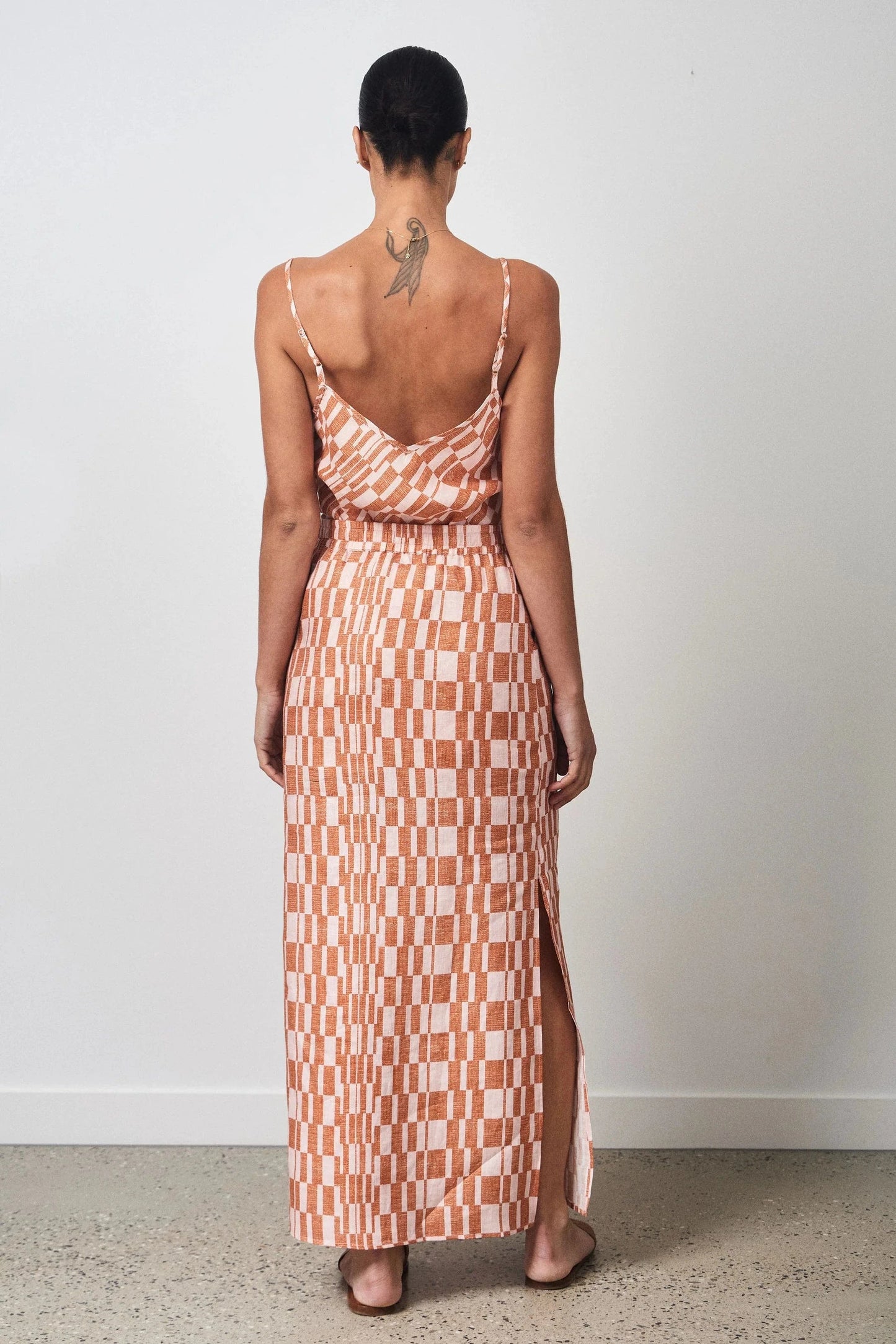 RALK STUDIOS TOOTGAROOK SKIRT GEO PINK - Pinkhill -  - [] - Darwin boutique - Australian fashion design - Darwin Fashion - Australian Fashion Designer - Australian Fashion Designer Brands - Australian Fashion Design 