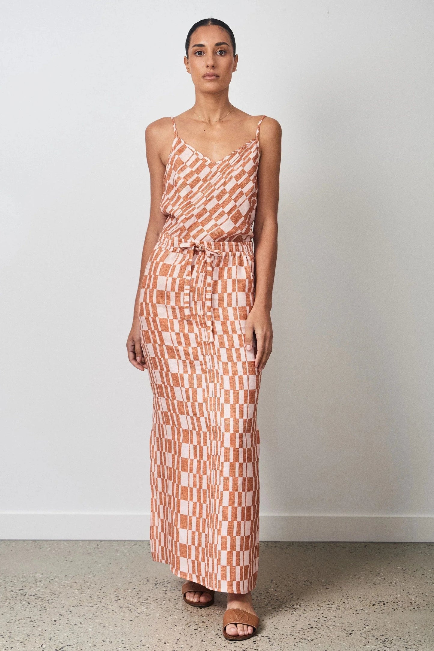 RALK STUDIOS TOOTGAROOK SKIRT GEO PINK - Pinkhill -  - [] - Darwin boutique - Australian fashion design - Darwin Fashion - Australian Fashion Designer - Australian Fashion Designer Brands - Australian Fashion Design 