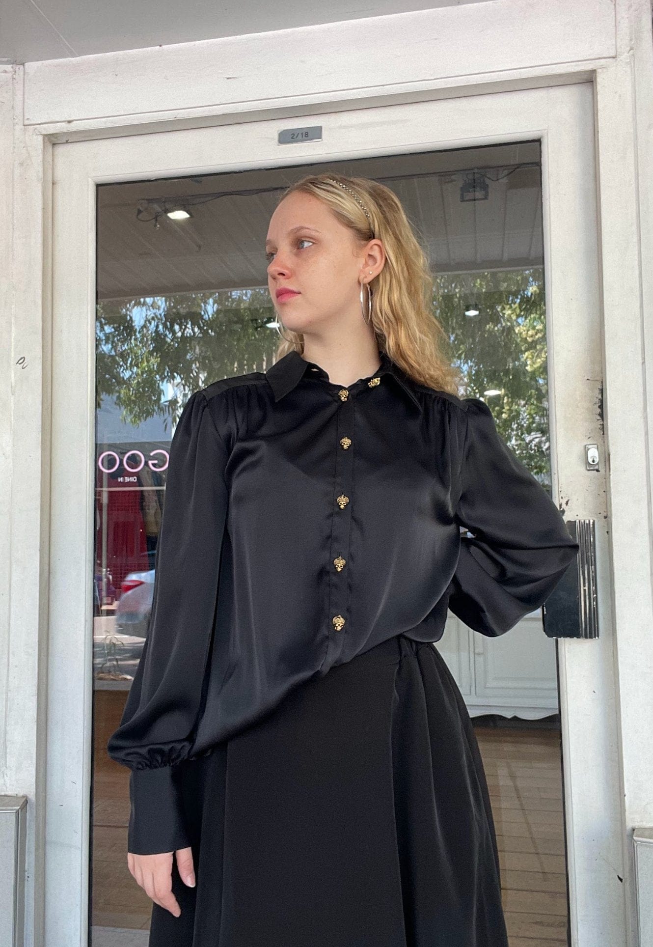 REALM ORIGIN REGAL SHIRT - BLACK - Pinkhill - REALM ORIGIN -  - Darwin boutique - Australian fashion design - Darwin Fashion - Australian Fashion Designer - Australian Fashion Designer Brands - Australian Fashion Design 