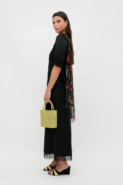 Rixo Annina Dress Black - Pinkhill