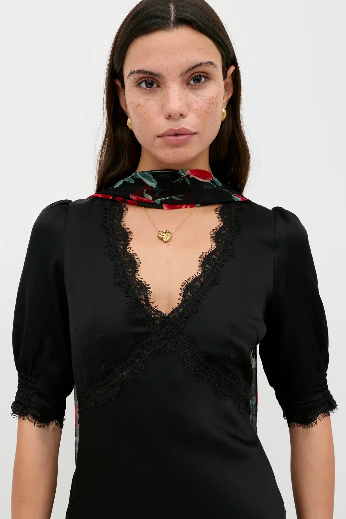 Rixo Annina Dress Black - Pinkhill