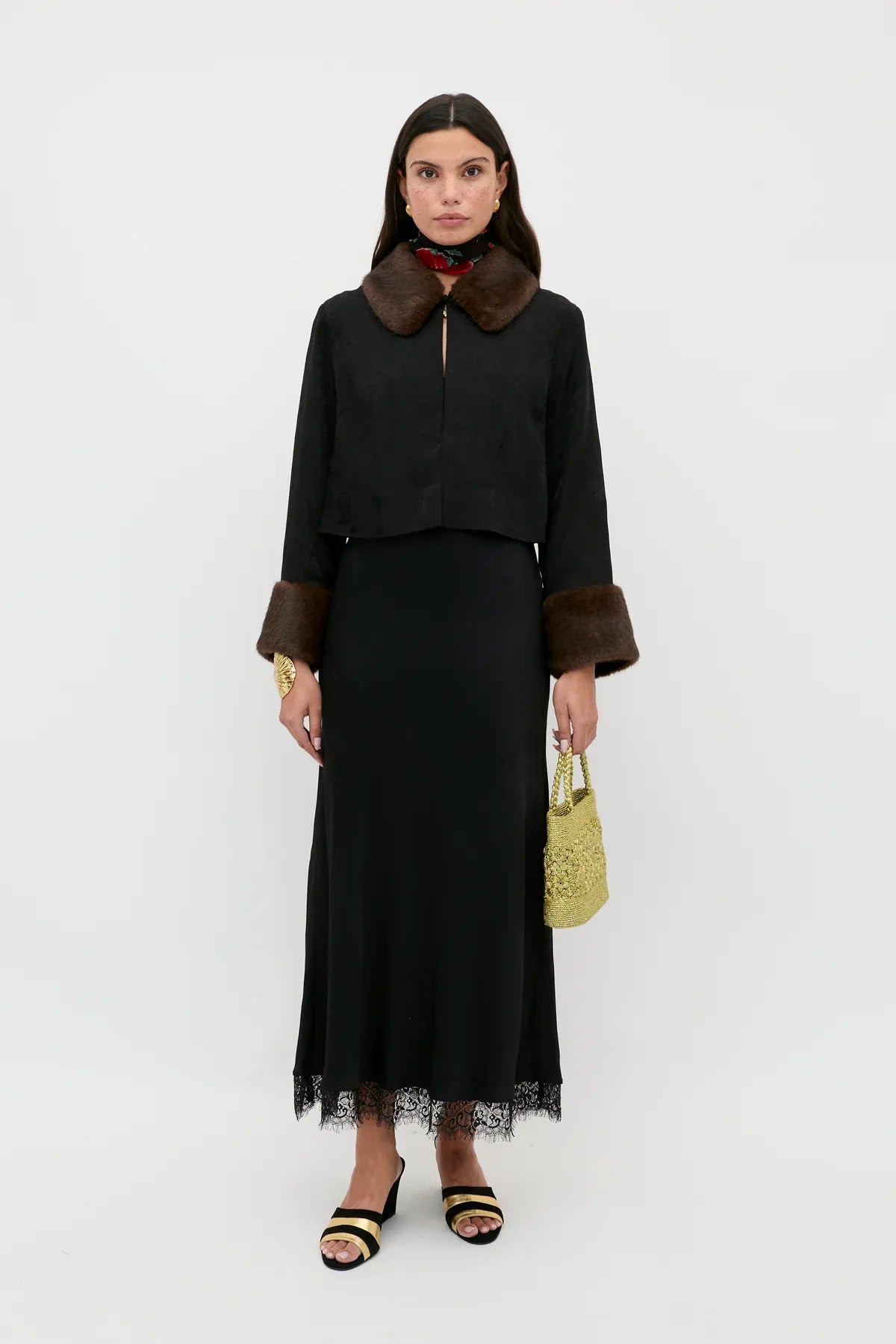 Rixo Annina Dress Black - Pinkhill