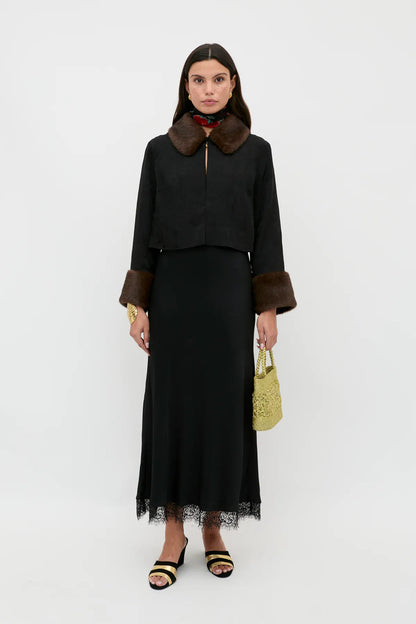 Rixo Annina Dress Black - Pinkhill