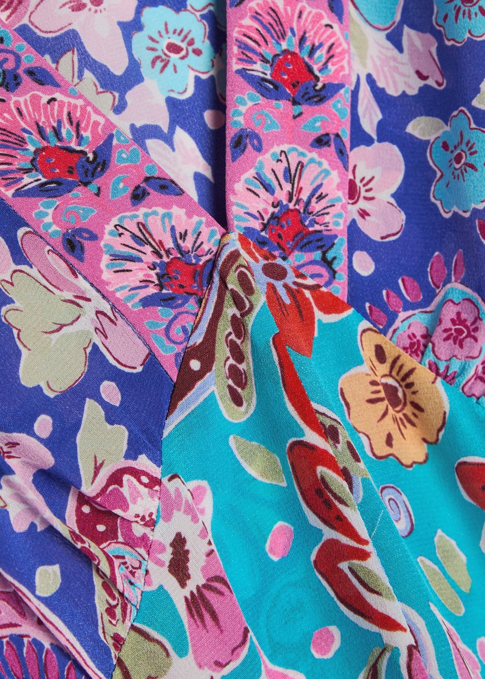 Rixo Dahlia Dress - Cara Mix Blue - Pinkhill