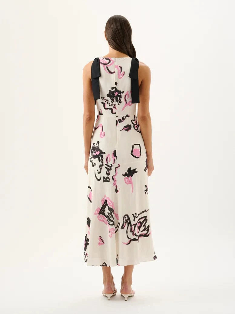 ROAME MINDY DRESS - Pinkhill -  - [] - Darwin boutique - Australian fashion design - Darwin Fashion - Australian Fashion Designer - Australian Fashion Designer Brands - Australian Fashion Design 