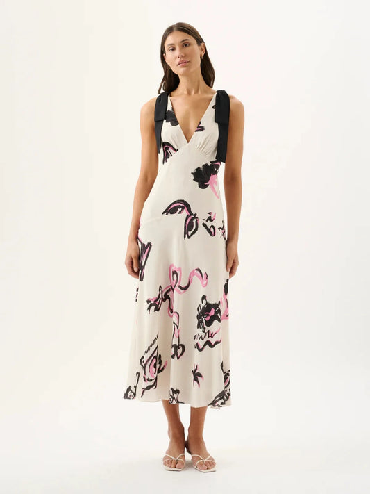 ROAME MINDY DRESS - Pinkhill -  - [] - Darwin boutique - Australian fashion design - Darwin Fashion - Australian Fashion Designer - Australian Fashion Designer Brands - Australian Fashion Design 