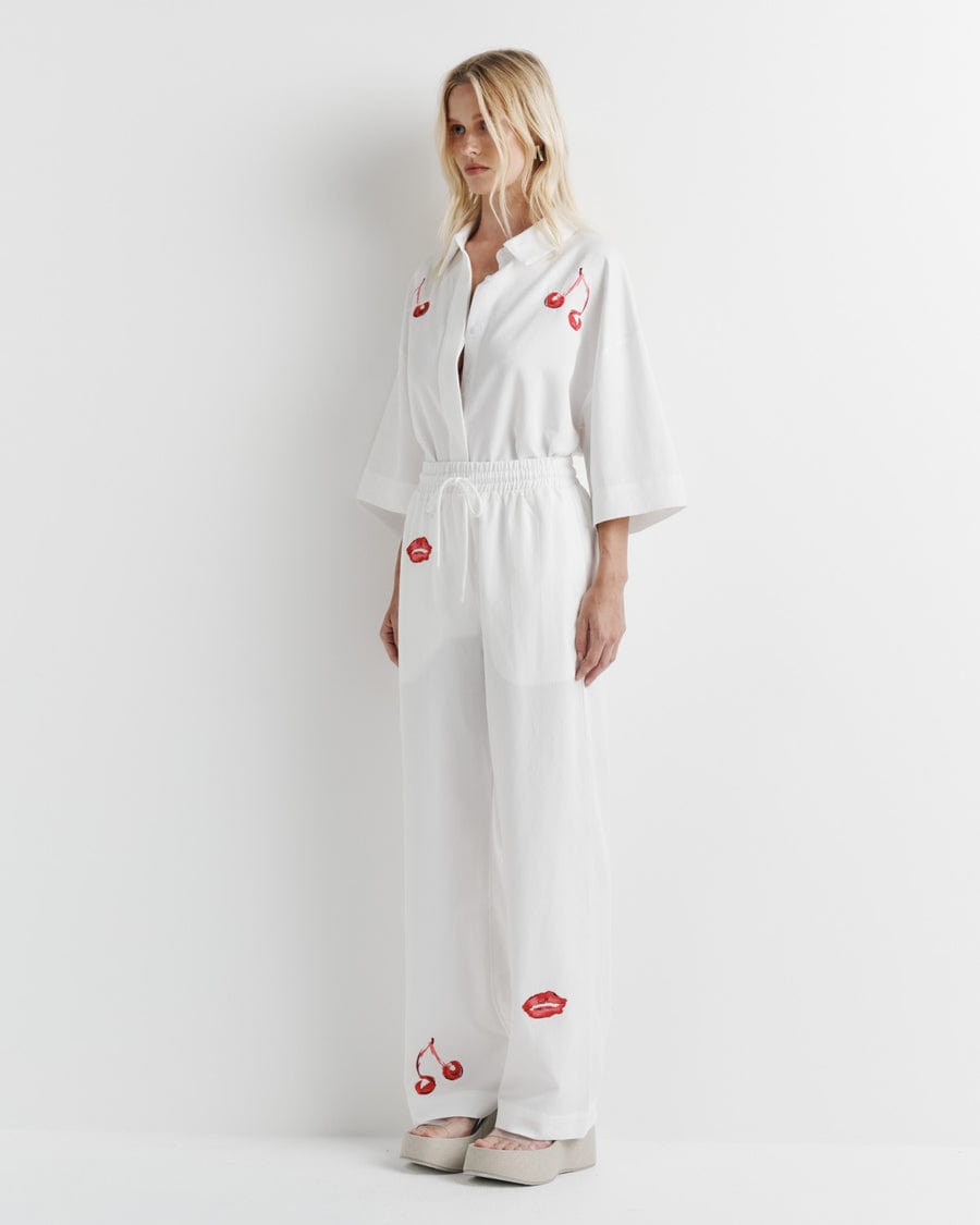 Romy Cherry Lips Pant - Pinkhill -  - [] - Darwin boutique - Australian fashion design - Darwin Fashion - Australian Fashion Designer - Australian Fashion Designer Brands - Australian Fashion Design 