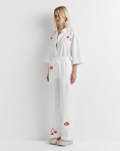 Romy Cherry Lips Pant - Pinkhill -  - [] - Darwin boutique - Australian fashion design - Darwin Fashion - Australian Fashion Designer - Australian Fashion Designer Brands - Australian Fashion Design 