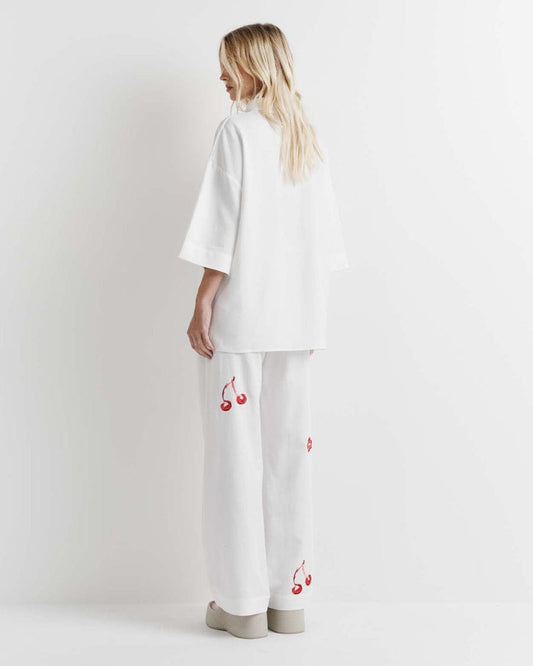 Romy Cherry Shirt - Pinkhill -  - [] - Darwin boutique - Australian fashion design - Darwin Fashion - Australian Fashion Designer - Australian Fashion Designer Brands - Australian Fashion Design 