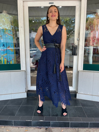 Sachin & Babi Miuccia Dress - Navy - Sachin & Babi - Pinkhill - darwin fashion - darwin boutique